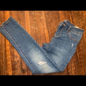 Old navy kids 10 regular Jean leggings distressed